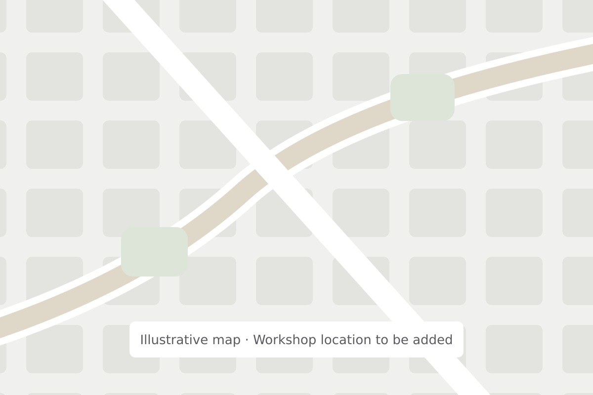Map showing the location of Al Rida Auto Repair