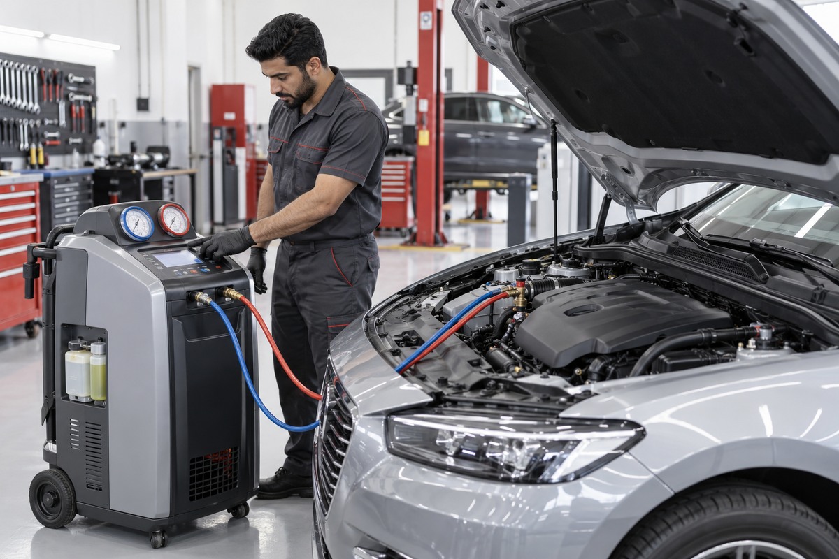 Car AC service equipment